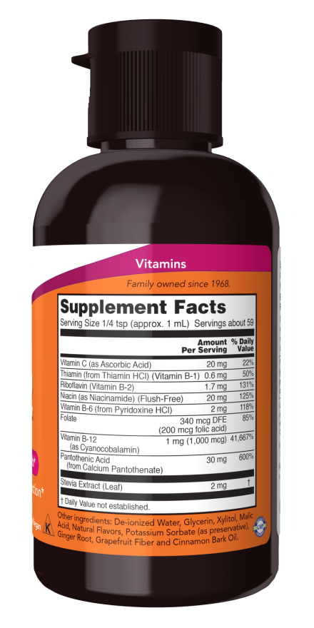 NOW Liquid B12 - B Complex 59ml