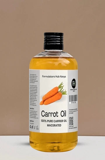 Formulators Hub Kenya – Carrot Seed Oil 250ML-Radiance • Deep Nourishment • Skin Conditioning • Antioxidant Care • Hair & Scalp Care