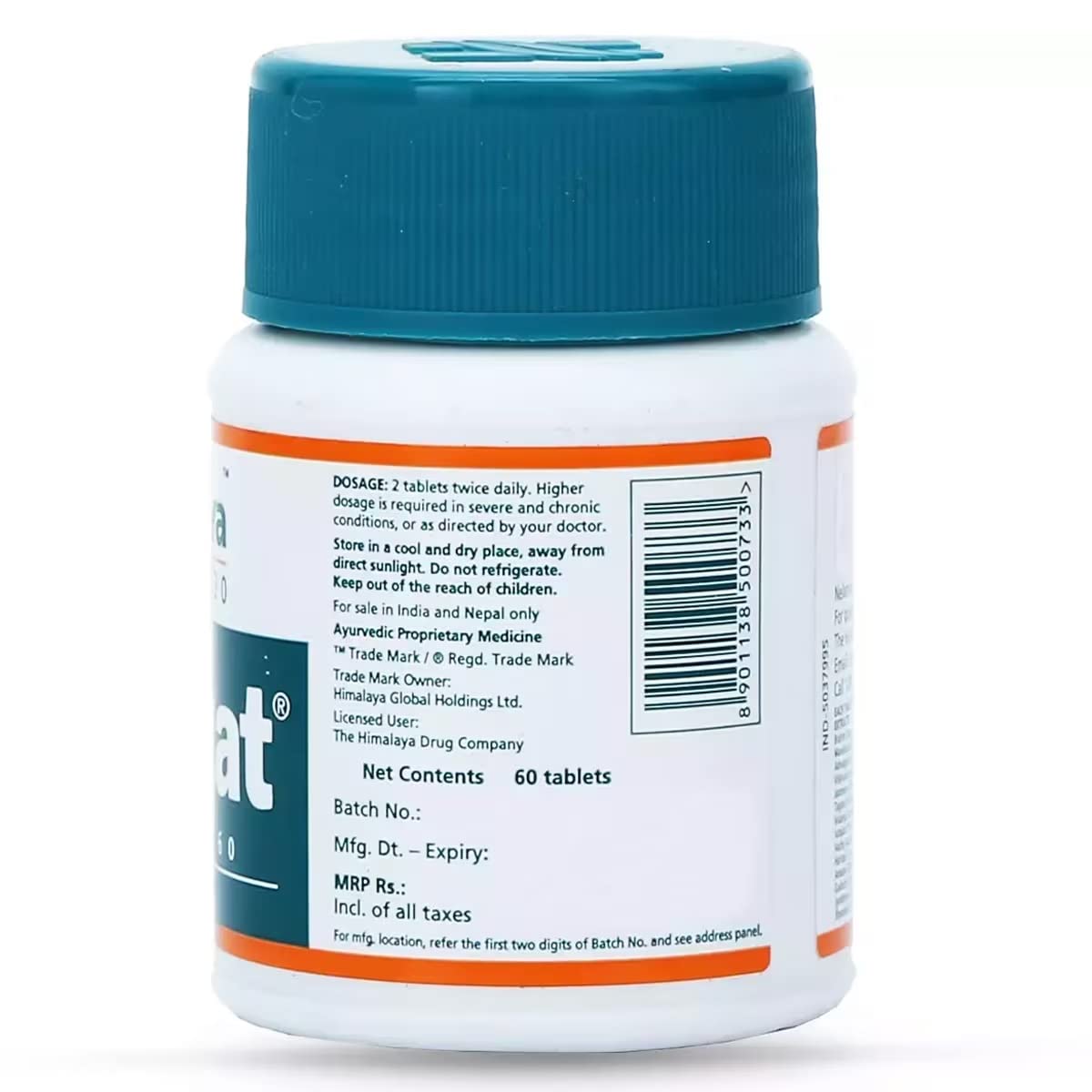 Himalaya Mentat - Pack of 60 Tablets-Brain Supplement Booster for Mental Sharpness, Focus and Clarity, Mental Health, Memory & Cognitive Wellness