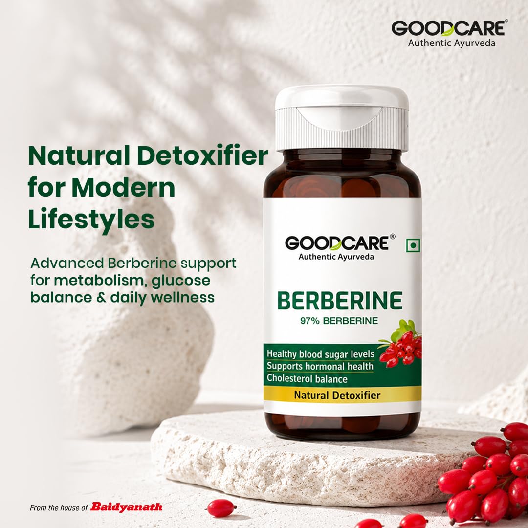 Goodcare Berberine 1000MG High Potency Capsules | Supports Healthy Metabolism | Blood Sugar & Cholestrol Balance