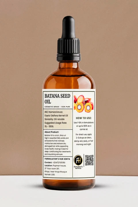 Formulators Hub Kenya Batana Seed Oil 50ML-NOURISH ⢠STRENGTHEN ⢠MOISTURIZE ⢠SHINE