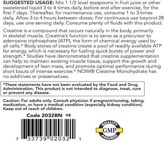 Now Creatine Monohydrate 1KG