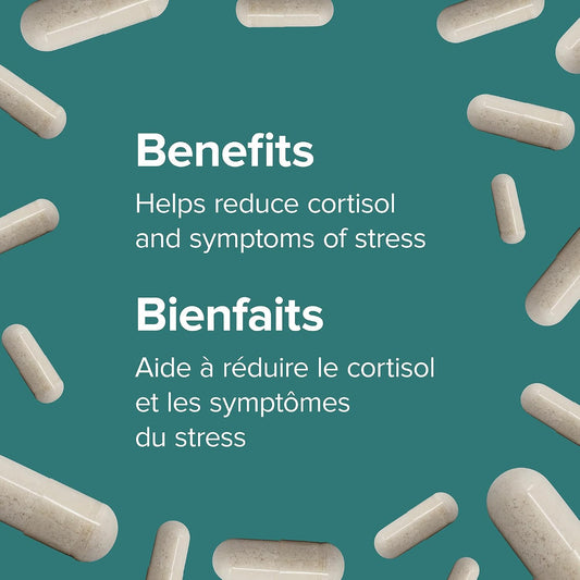 Webber Naturals Ashwagandha + Magnesium, 120 Capsules | Helps to Reduce Cortisol and Symptoms of Stress, Vegan