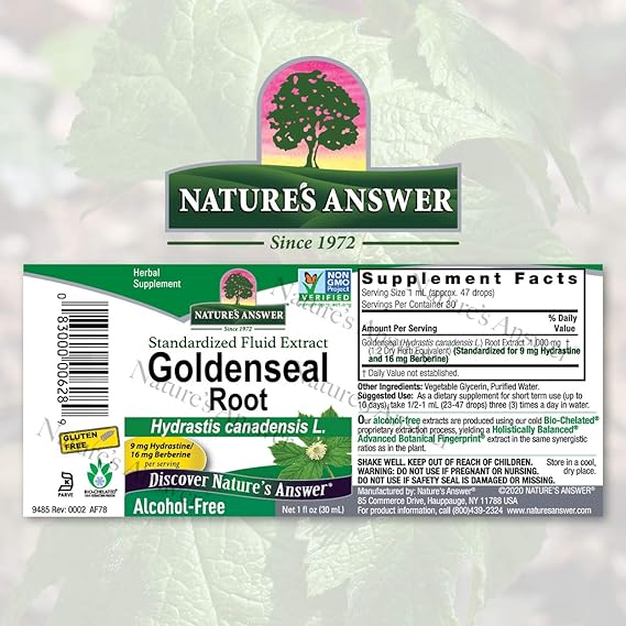 Nature's Answer Goldenseal Root 30ml