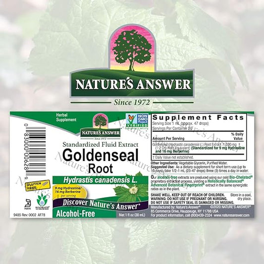 Nature's Answer Goldenseal Root 30ml