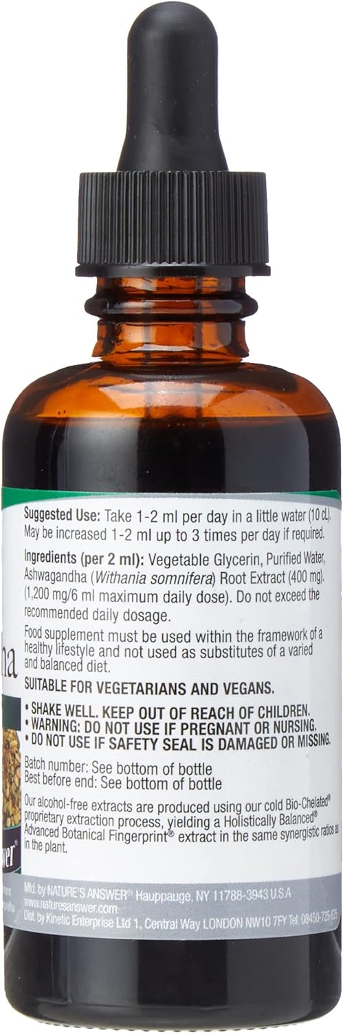 Nature's Answer Ashwagandha Root 60 ml