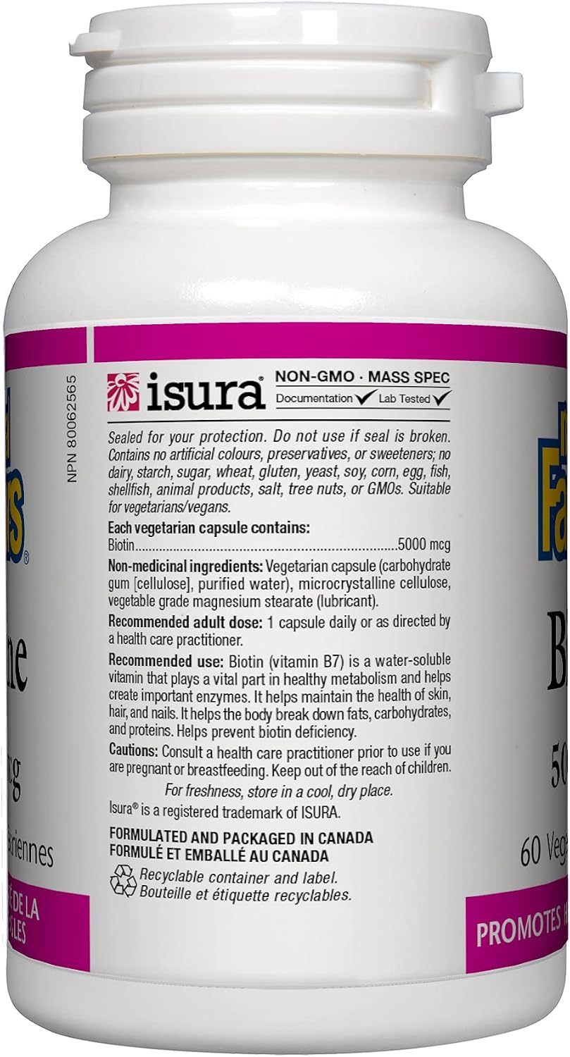 Natural Factors Biotin 5000 mcg 60S