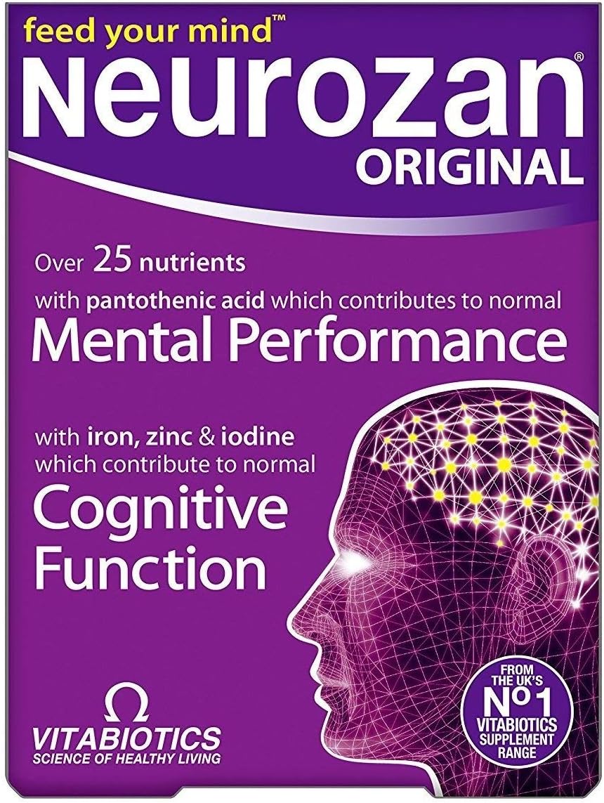 Vitabiotics Neurozan (30 Tablets)-Brain-Cognition-Memory-Learning