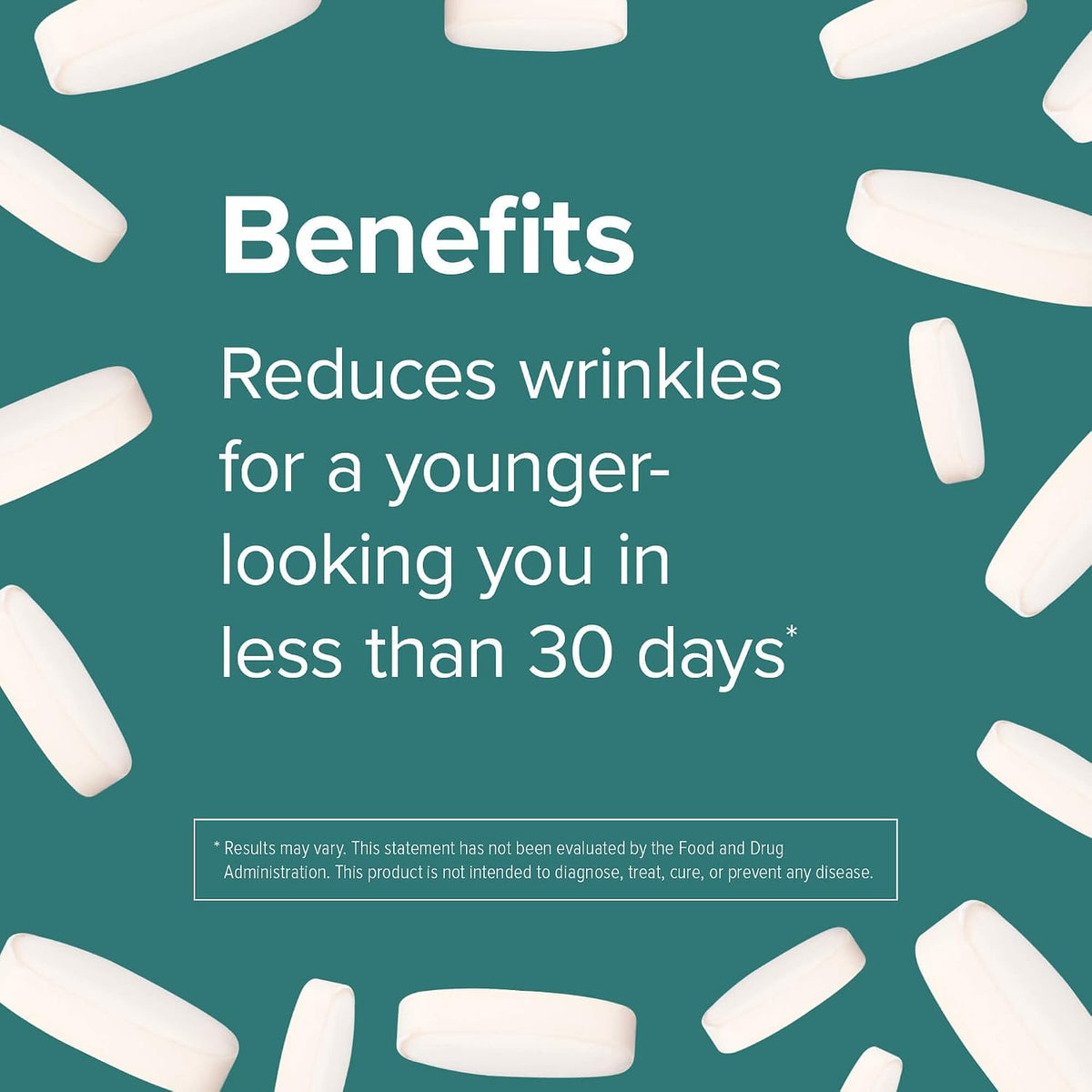 Webber Naturals Hydrolyzed Collagen Peptides, Anti-Wrinkle, 180 Tablets | Bioactive Collagen30, 60 Days Supply, Helps Reduce Deep Wrinkles, Fine Lines,