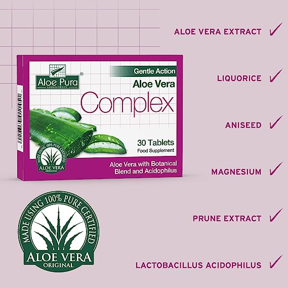 Aloe Pura Aloe Vera Complex 30 Tablets