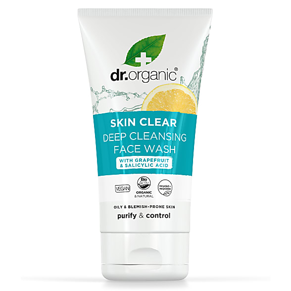 Dr Organic Skin Clear Deep Pore Face Wash 125ml