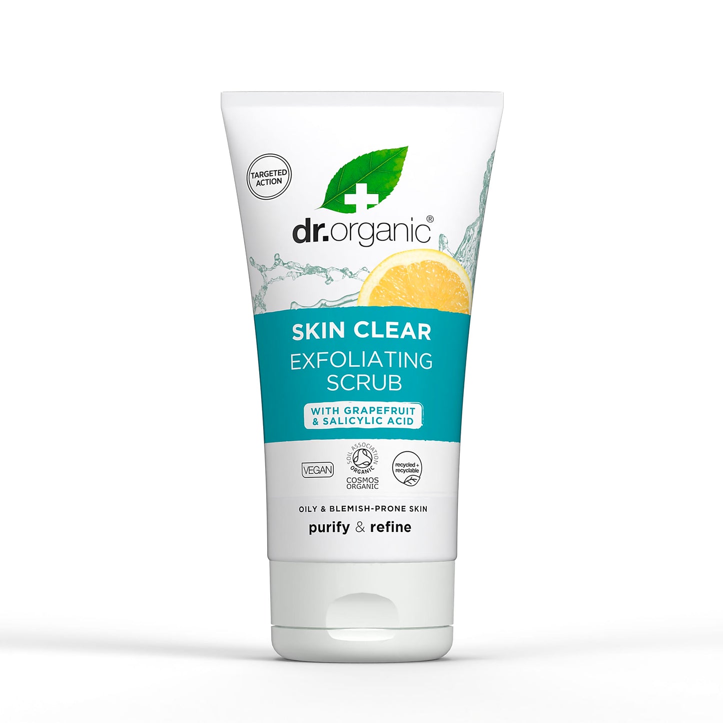 Dr Organic Skin Clear Exfoliating Scrub 150ml