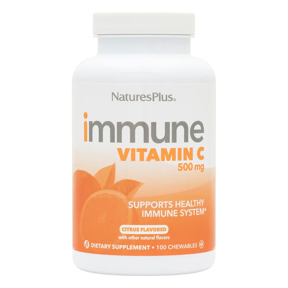 Nature's Plus Immune Vitamin C 500mg Chewable 100s