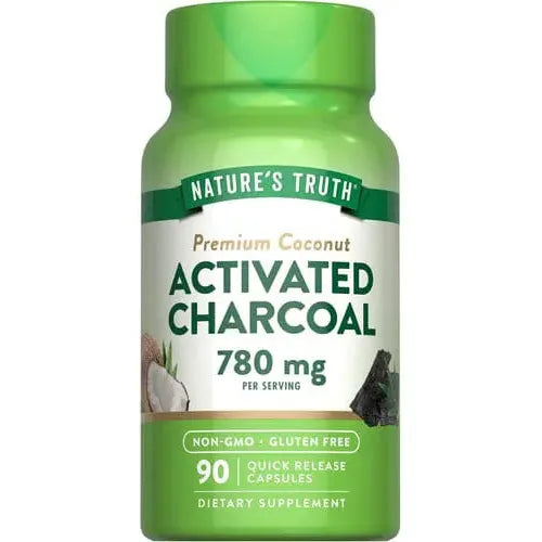 Nature's Truth Activated Charcoal 780mg QR caps 90s
