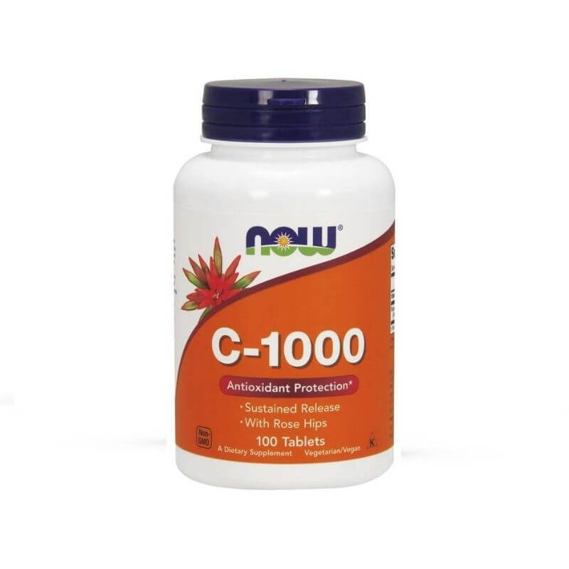 NOW Vitamin C 1000mg Sustained Release Tablets 100s