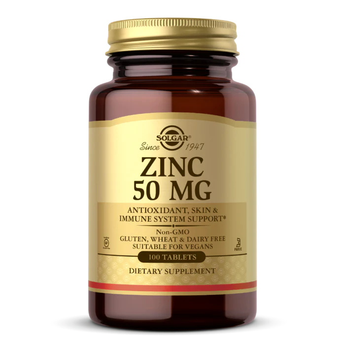 Solgar Zinc Gluconate 50mg 100s