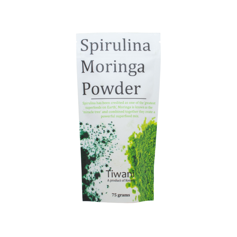 Tiwani Spirulina Moringa Powder 75 grams