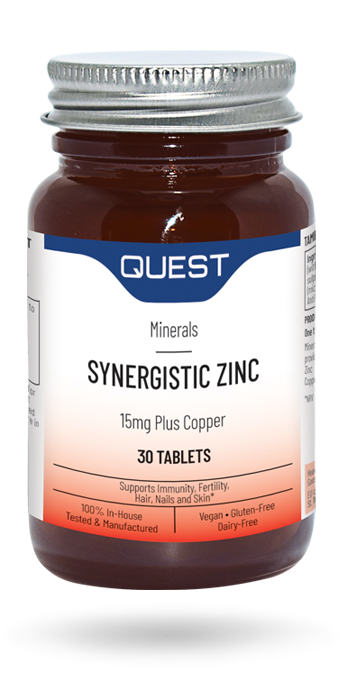 Quest Synergistic Zinc with Copper 15mg 30's