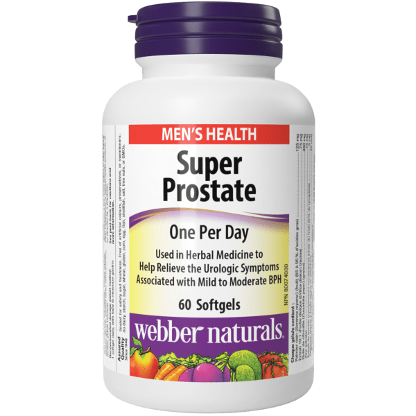 Webber Naturals Super Prostrate extra strength softgels 60s