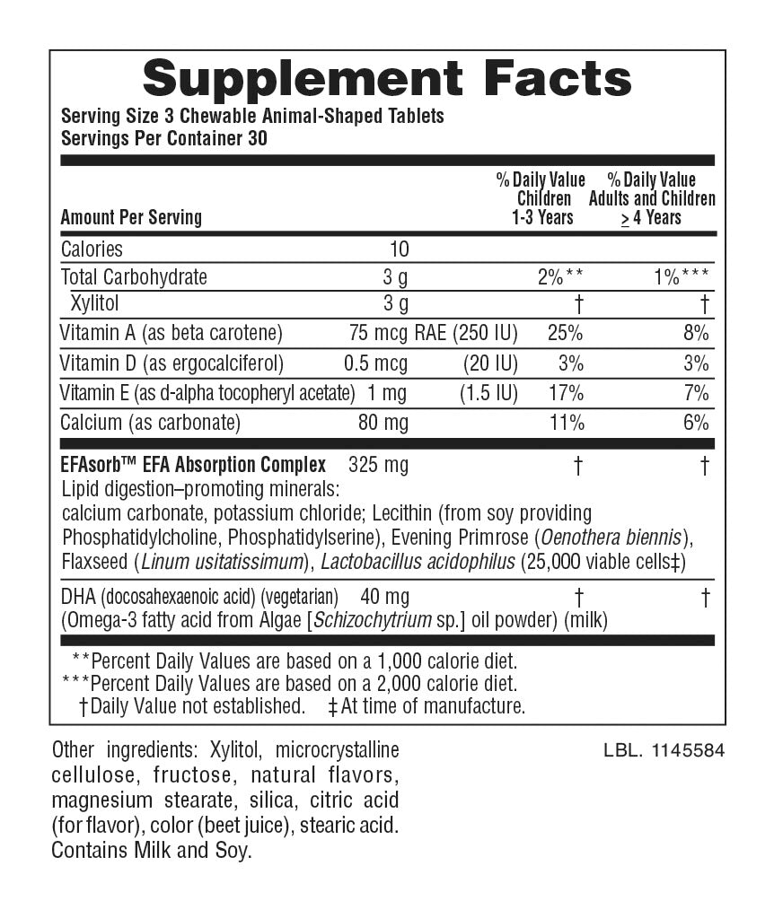 Animal Parade® DHA Kidz Children’s Chewables