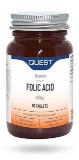 Quest Folic Acid 400mcg 90's