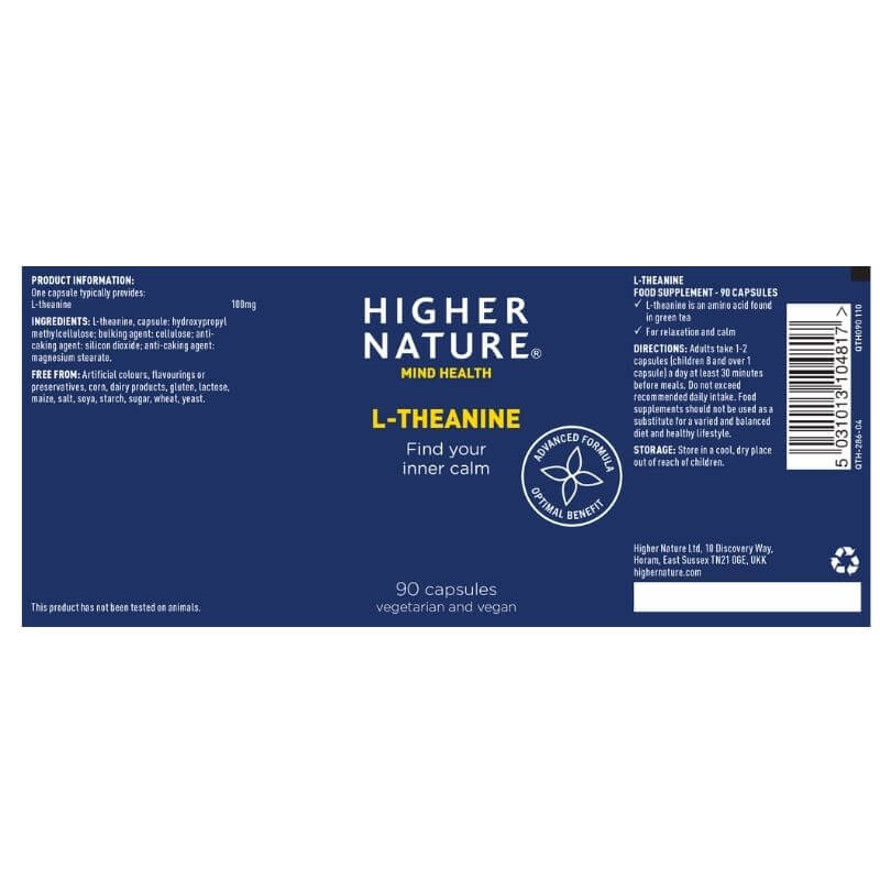 Higher Nature L-Theanine 90s