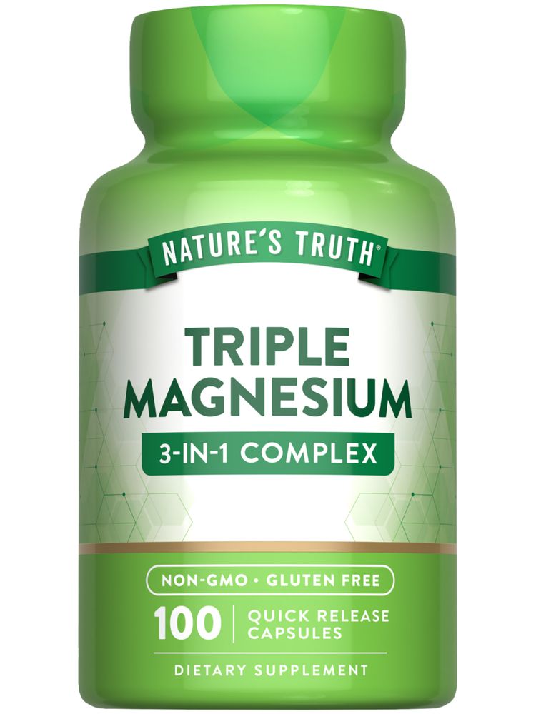 Nature's Truth Triple Magnesium Complex QR caps 100s