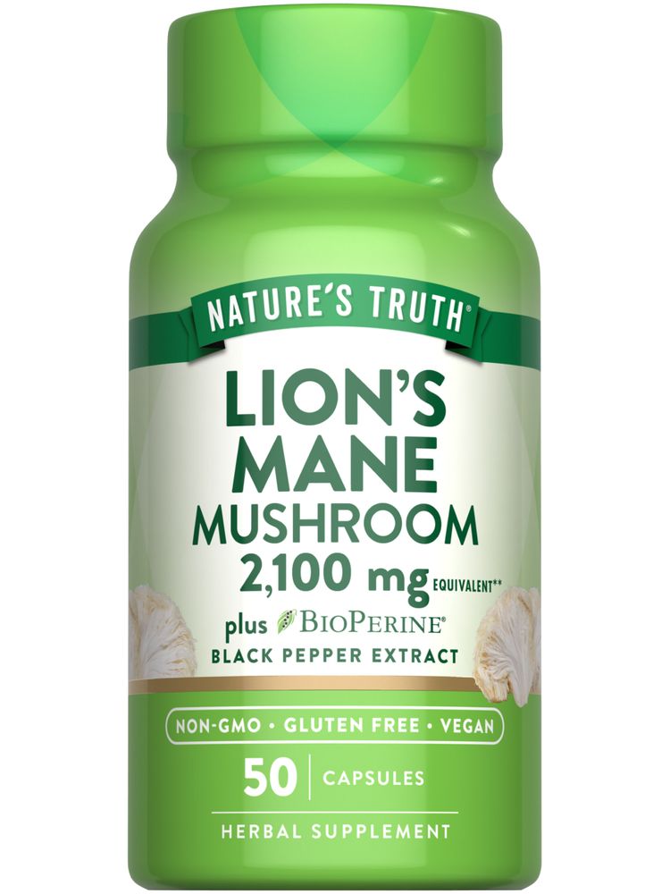 Nature's Truth Lion's Mane Mushroom 3000mg QR softgels 30s