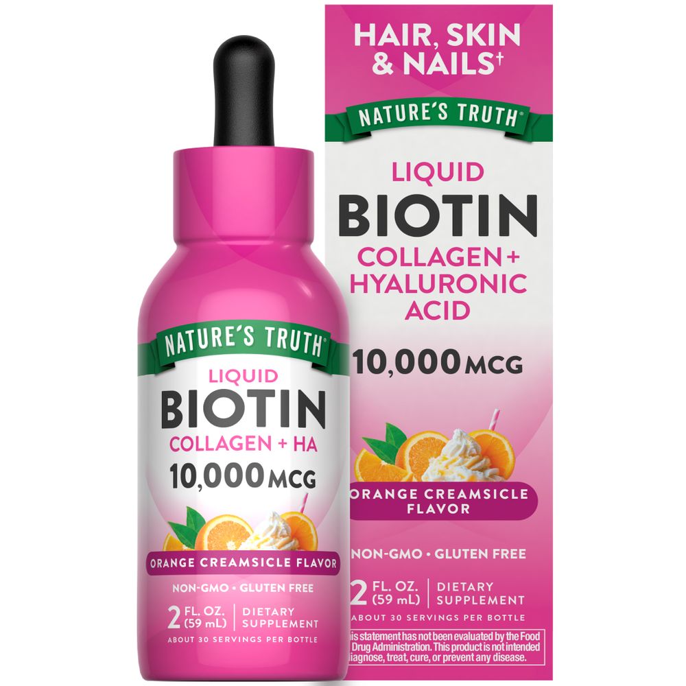Nature's Truth Biotin 10,000mcg Fast dissolving tabs 120s