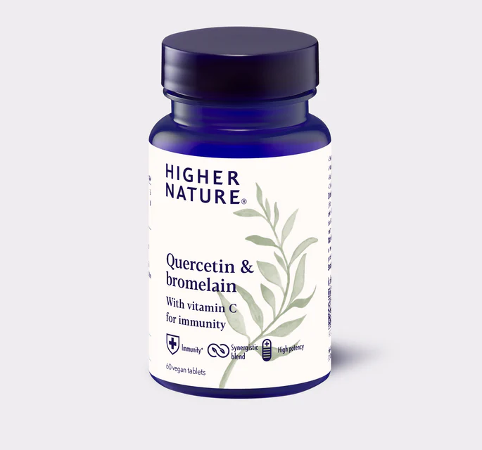 Higher Nature Quercetin & Bromelain 60s