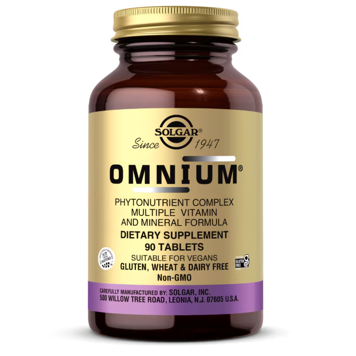 Solgar Omnium® Tablets Phytonutrient Complex Multiple Vitamin & Mineral Formula