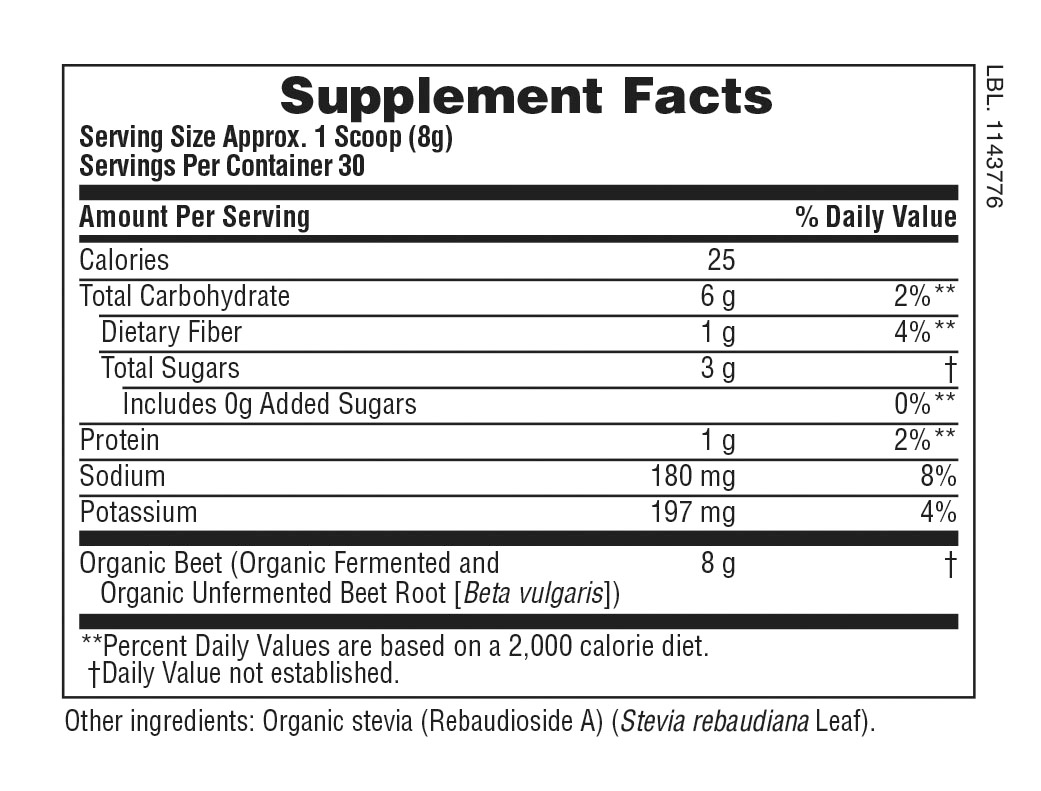 NaturesPlus Organic Beet Powder