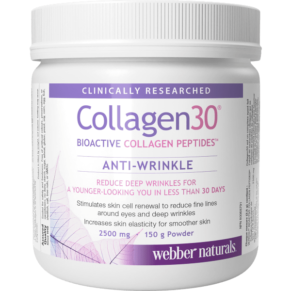 Webber Naturals Collagen30 Antiwrinkle bioactive peptides powder 150g
