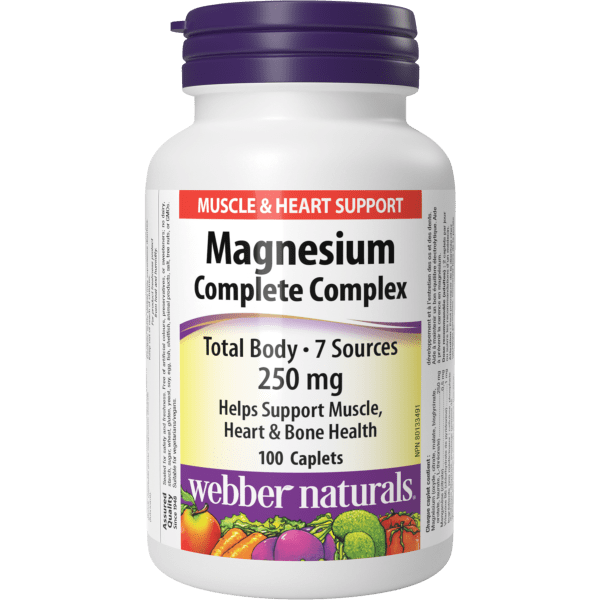 Webber Naturals Magnesium complete complex caplets 100s