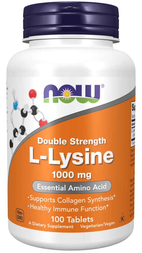 NOW L-Lysine 1000mg tabs 100's