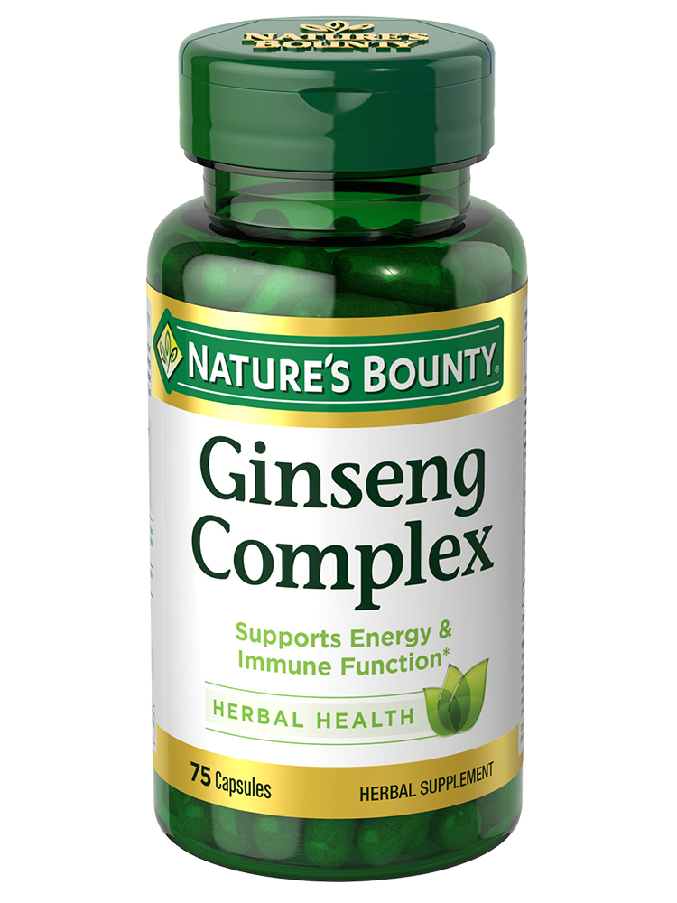 Nature's Bounty Ginseng Complex Capsules 75's