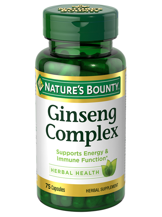 Nature's Bounty Ginseng Complex Capsules 75's