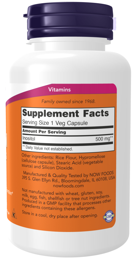 NOW Inositol VCaps 500mg 100's