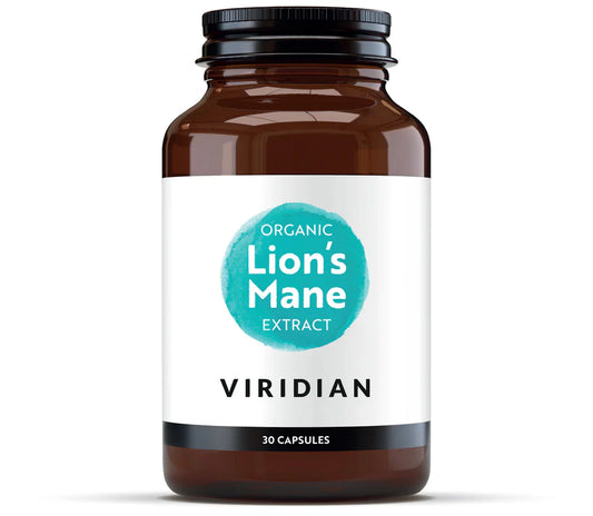 Viridian Lion's Mane Extract 400mg 30 Caps
