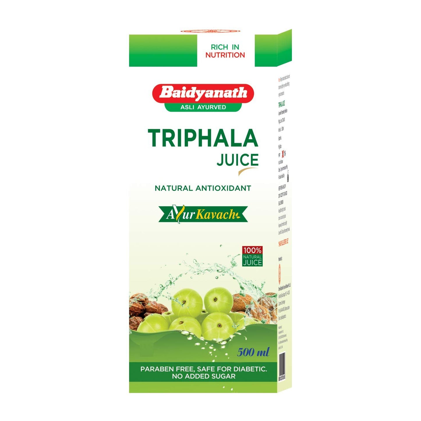 Baidyanath Triphala Juice -1Ltr-Best For Individuals seeking digestive support and natural detoxification