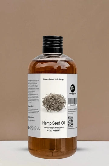 Formulators Hub Kenya – Hempseed Oil 100ml-Deep Moisture •  Skin Soothing •  Sebum Balance •  Scalp Care •  Hair Conditioning