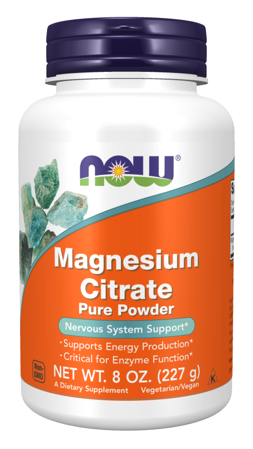 NOW Magnesium Citrate Powder 227g