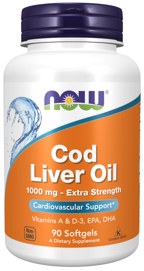 Now Cod Liver Oil 1000 mg