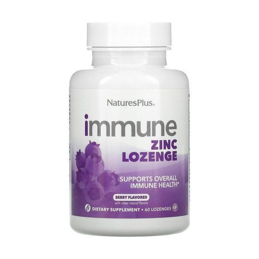 Nature's Plus Immune Zinc Lozenges 60s