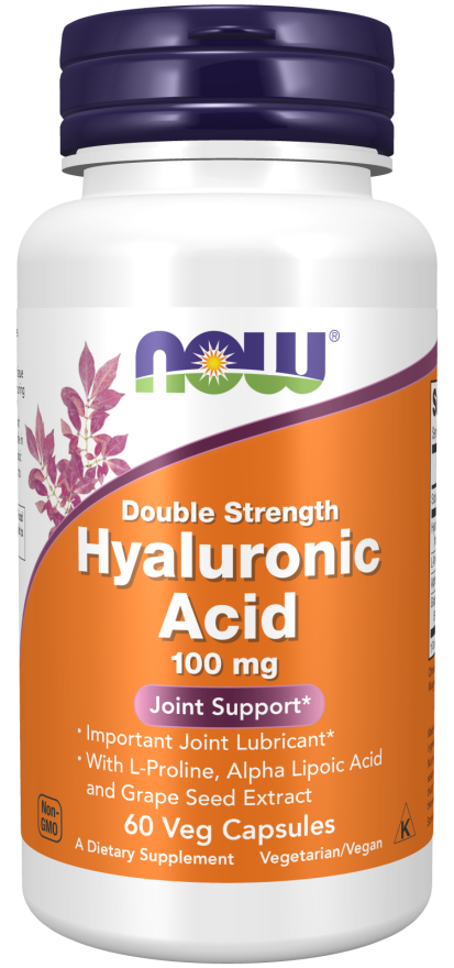 NOW Hyaluronic Acid 100mg Caps 60s
