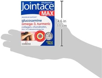 Vitabiotics Jointace Max Tablets + Capsules | Triple Combination Glucosamine & Chondroitin & Omega-3 & Collagen for Cartilage & Bone Health | 84 Capsules