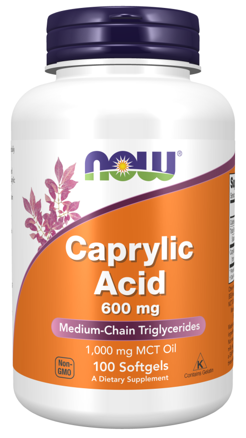 NOW Caprylic Acid 600mg 100s