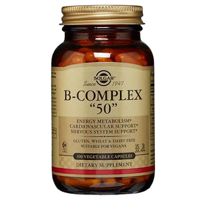 Solgar Vitamin B Complex 100 Caps 50's
