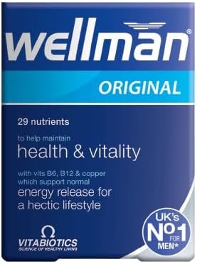 Vitabiotics Wellman Original Vitamin & Mineral Supplement | 30's | BUNDLE Vegetarian Tablets by Vitabiotics