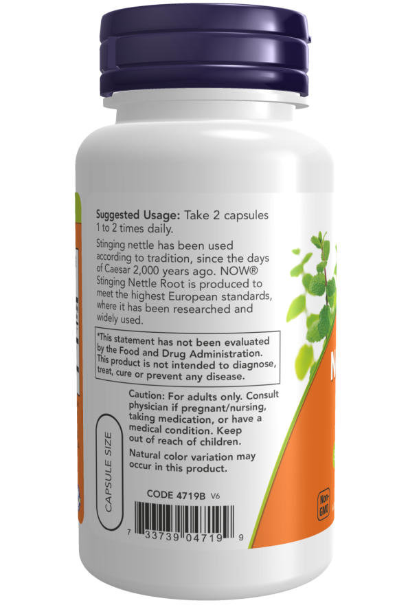 NOW Stinging Nettle Root Extract 250mg Caps 90's